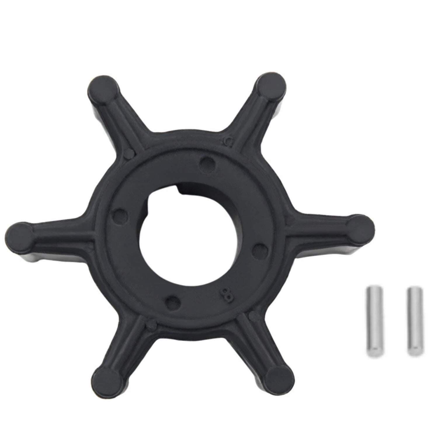 Water Pump Impeller with Pin for Yamaha 2.5hp 4-Stroke (1999–2005) 6L5-44352-00