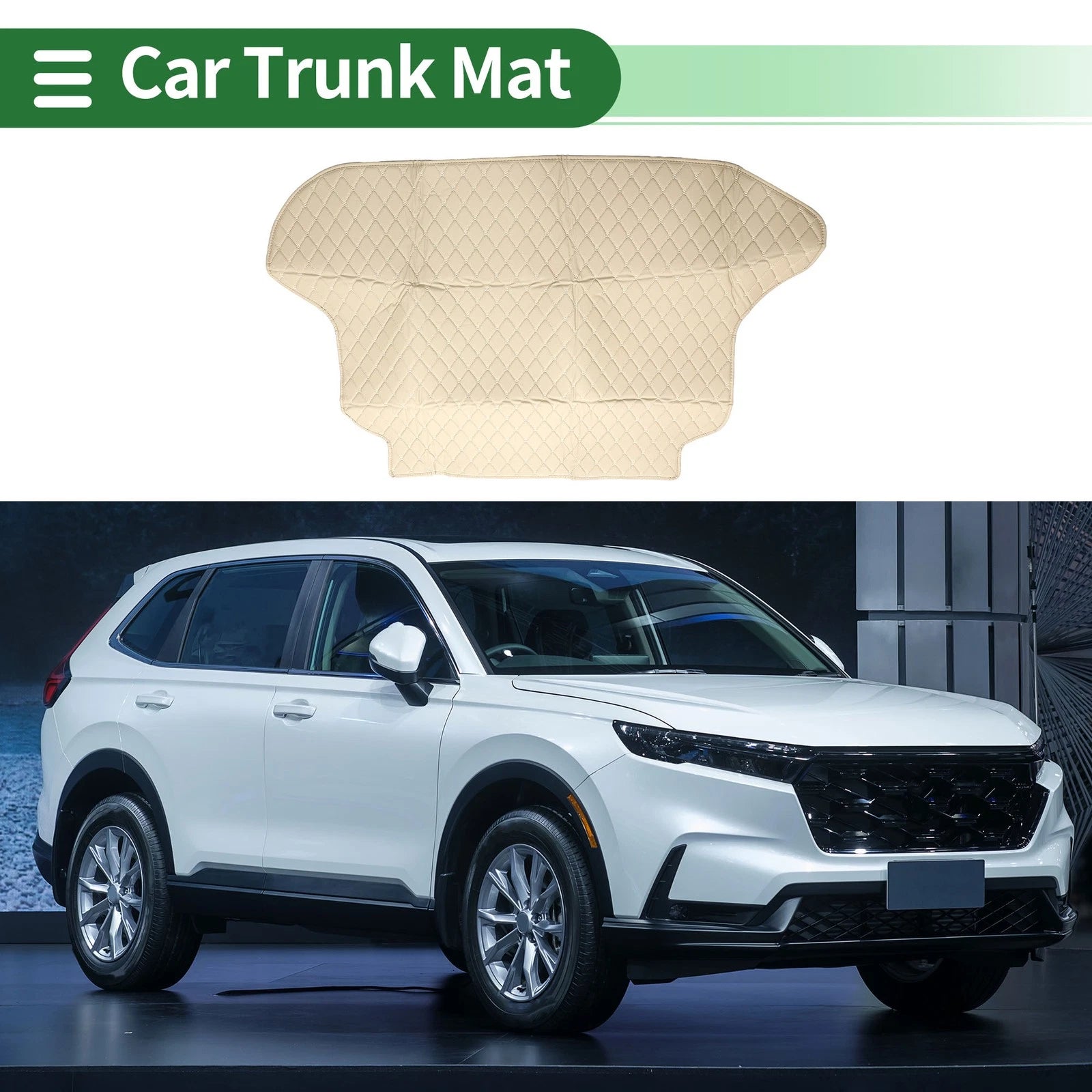 Cargo Liner Trunk Mat 3D Diamond Pattern for Honda CRV (2002–2006)