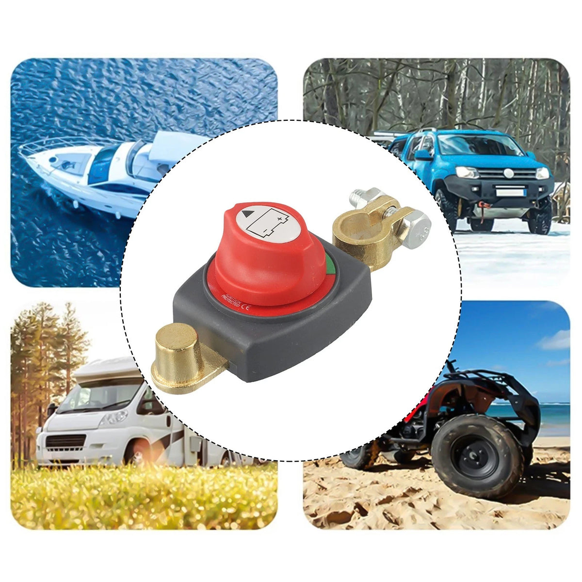 275A Waterproof Battery Disconnect Switch for Electrical Equipment