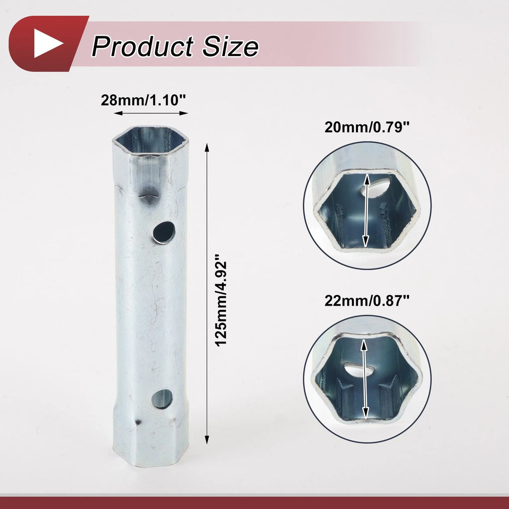 20mm 22mm Hexagon Spark Plug Socket Wrench for