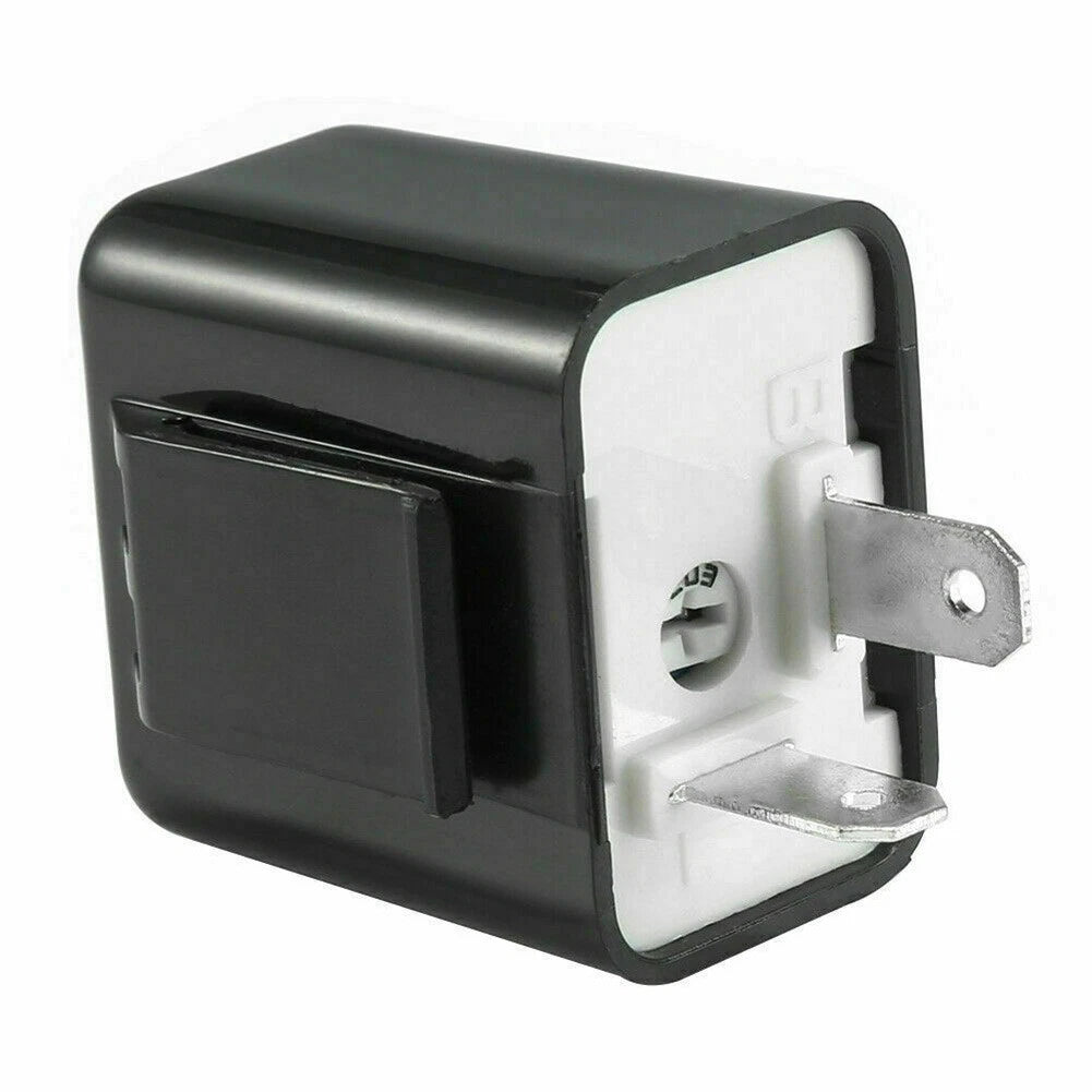 2PC Adjustable LED Flasher Relay Turn Signal Light for Motorcycle (12V)