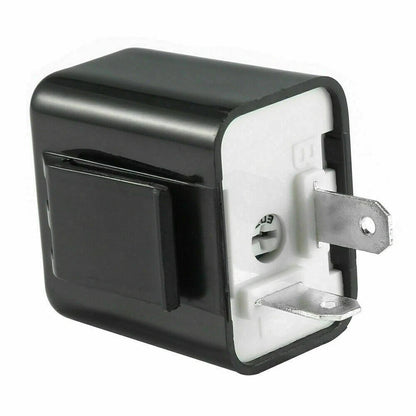 2PC Adjustable LED Flasher Relay Turn Signal Light for Motorcycle (12V)