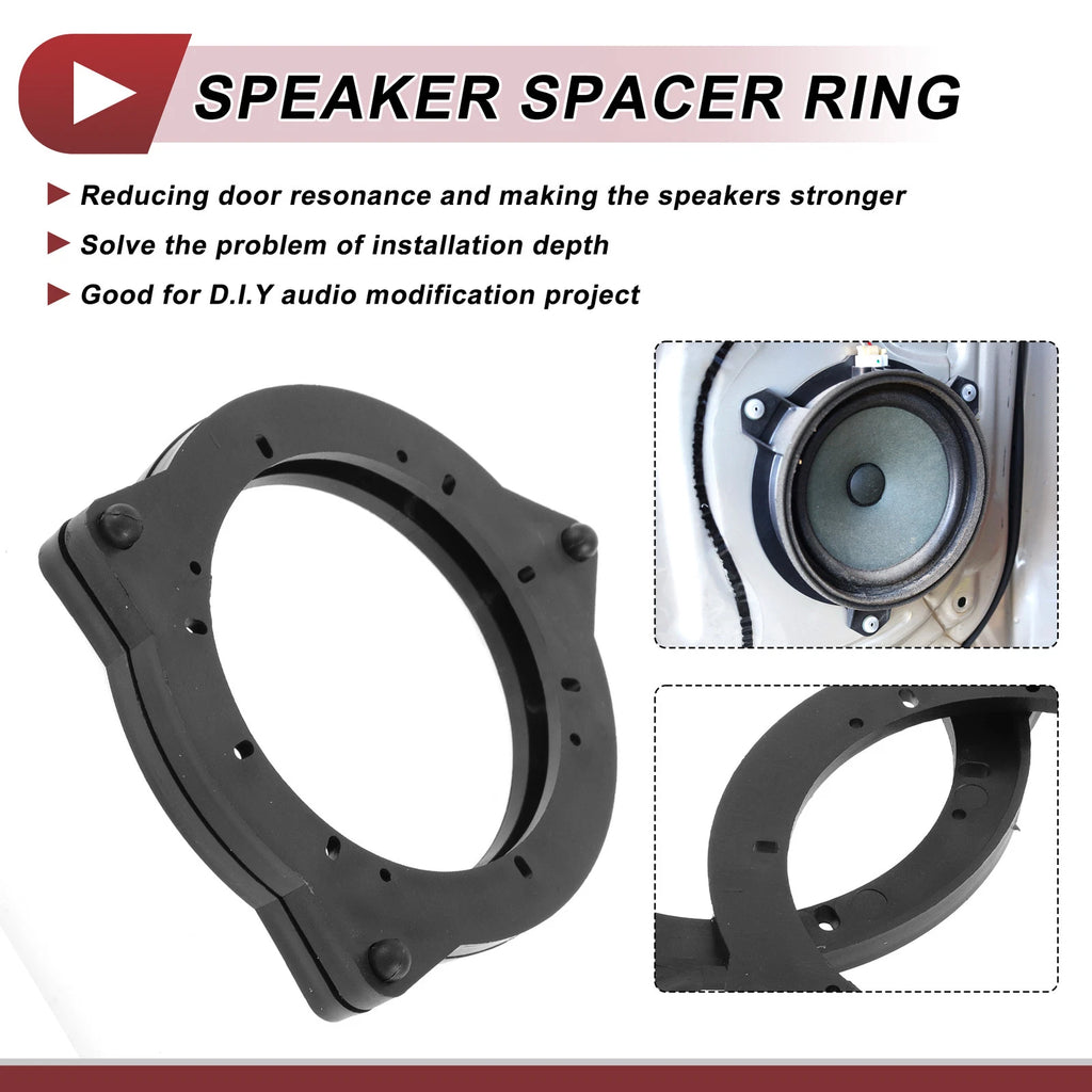 2X Speaker Spacer Ring Adaptor for BMW 230i (2017–2021) 6.5" Front Doors