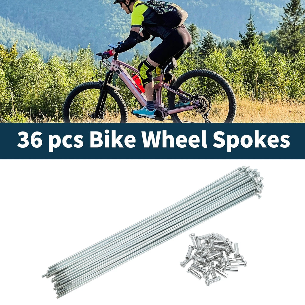 Bicycle Spokes Nipple Replacement for 14G 203mm Carbon Steel (Universal)