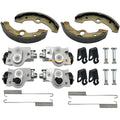 Set of 4 Front Brake Wheel Cylinders w/Shoes for Yamaha Big Bear 350 (1998–2006)