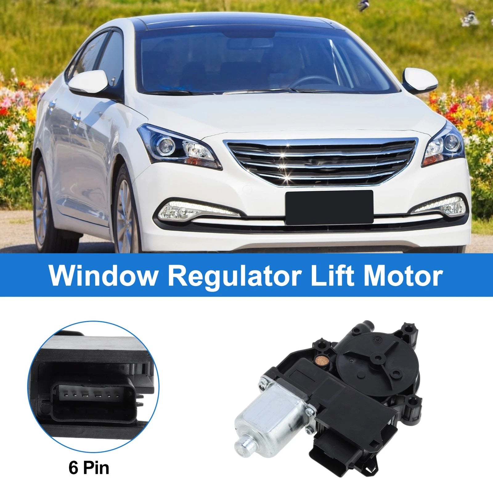 Power Window Regulator Lift Motor for Hyundai Sonata (2011–2014)