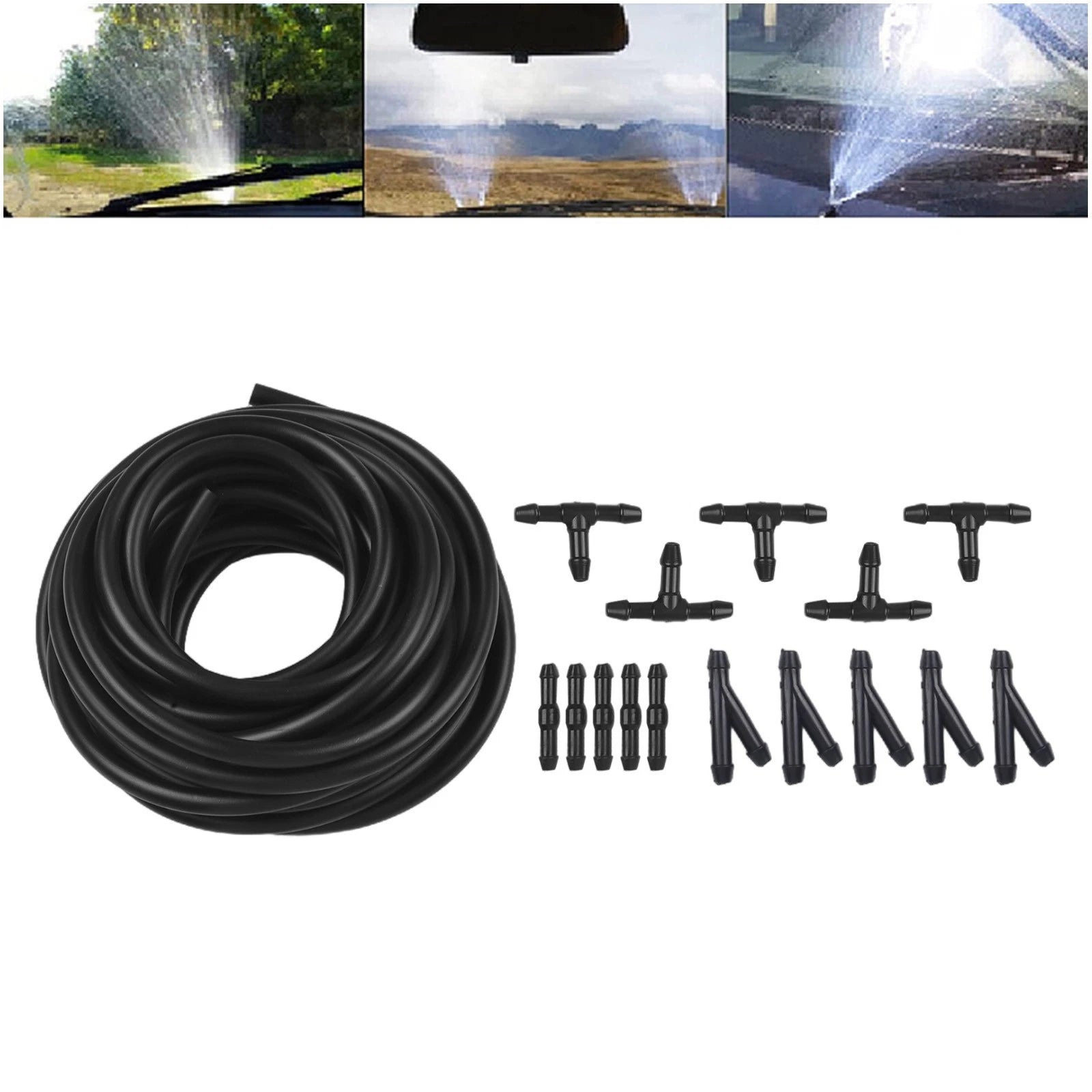 Washer Nozzle Hose Pipe Connection Kit for