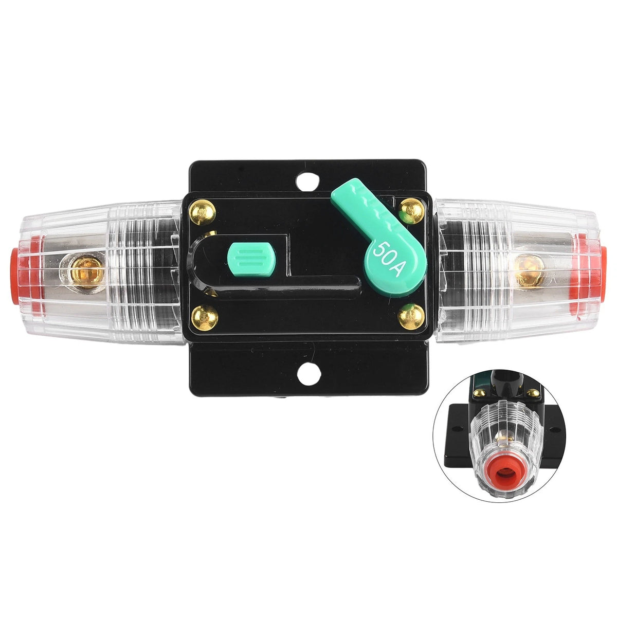 1X 10A-100A AMP Circuit Breaker/Fuse Reset for Car Boat (12V-48V)