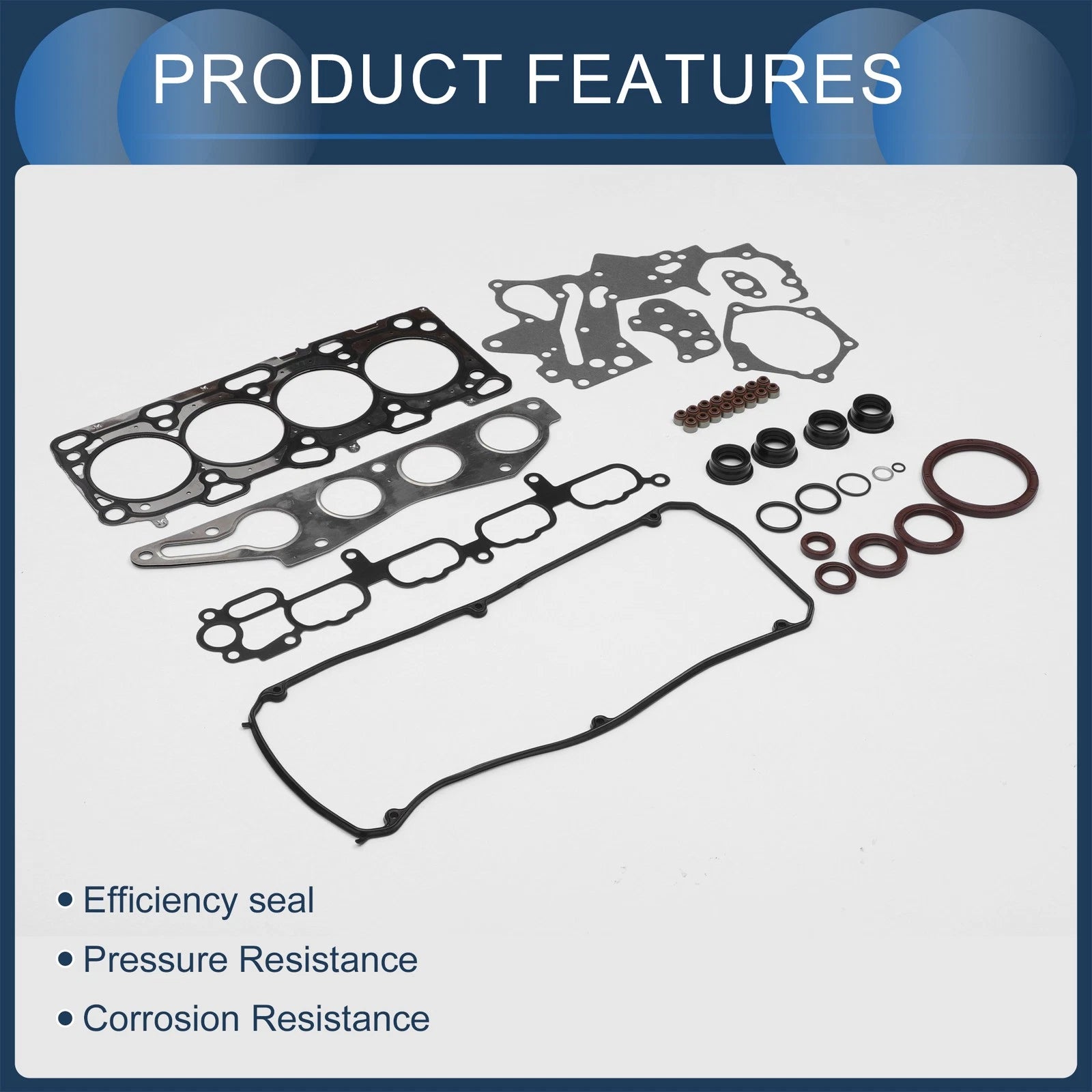 Cylinder Head Gasket Kit OEM Replacement for Mitsubishi 4G69 (CU5W) (2000–2008)