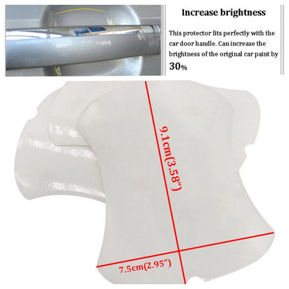 8Pcs Clear 3M Door Cup Handle Scratch Protection Film for