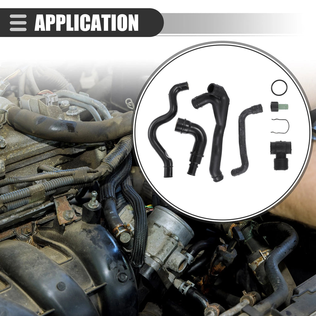 Engine Crankcase Breather Hose Replacement for Audi Volkswagen (2008–2023)