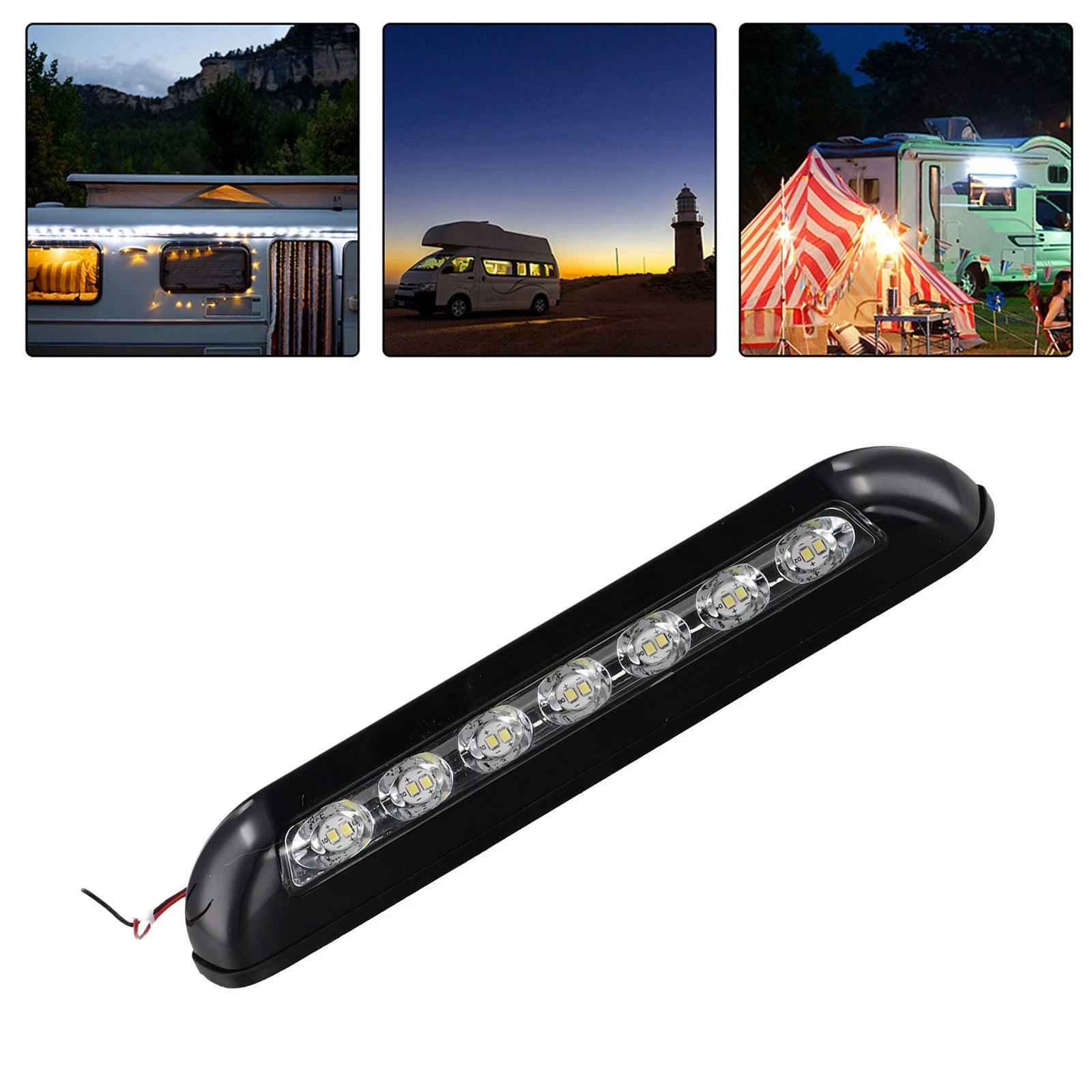 Red Positive & Black Negative Wire Setup for LED Lights