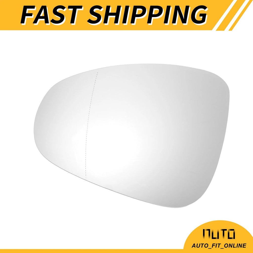 Heated Left Side Mirror Glass Replacement for Volkswagen Touareg (2010–2018)
