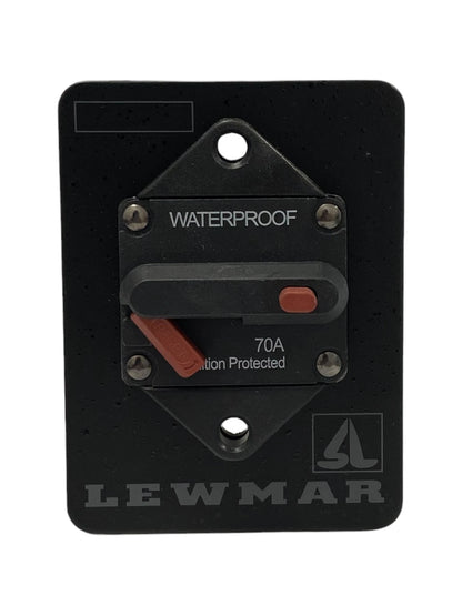 Circuit Breaker 70A with Panel for Lewmar (68000240)