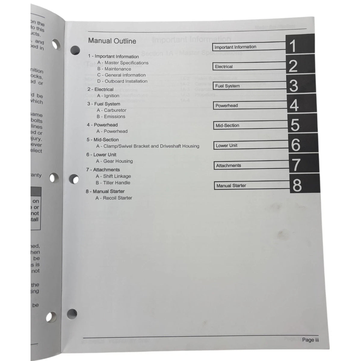 Service Manual for Mercury 90-899925 2.5/3.5 FourStroke (2007)