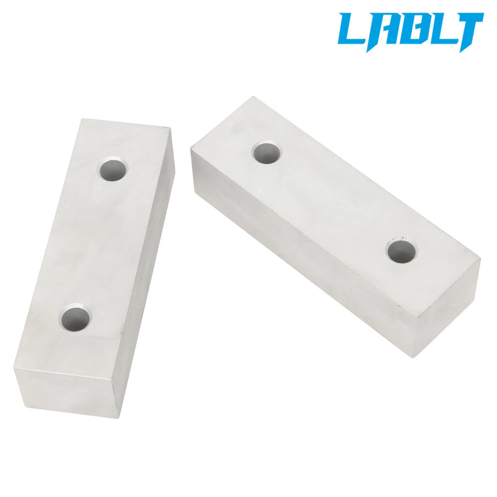 2X 8" Aluminum Machinable Soft Jaws for 8" Vises (LABLT)