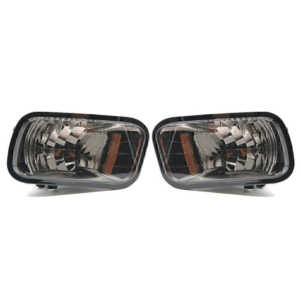2X Black Front Fog Light Lamps for Dodge Ram 1500 2500 3500 (2009–2012)