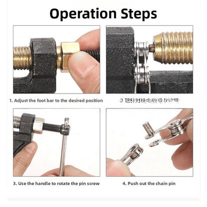 13-Piece Chain Breaking Tool for Motorcycle, Car, ATV