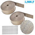 2" × 50ft Thermal Header Pipe Tape for Exhaust Wrap (Includes 20 Ties)