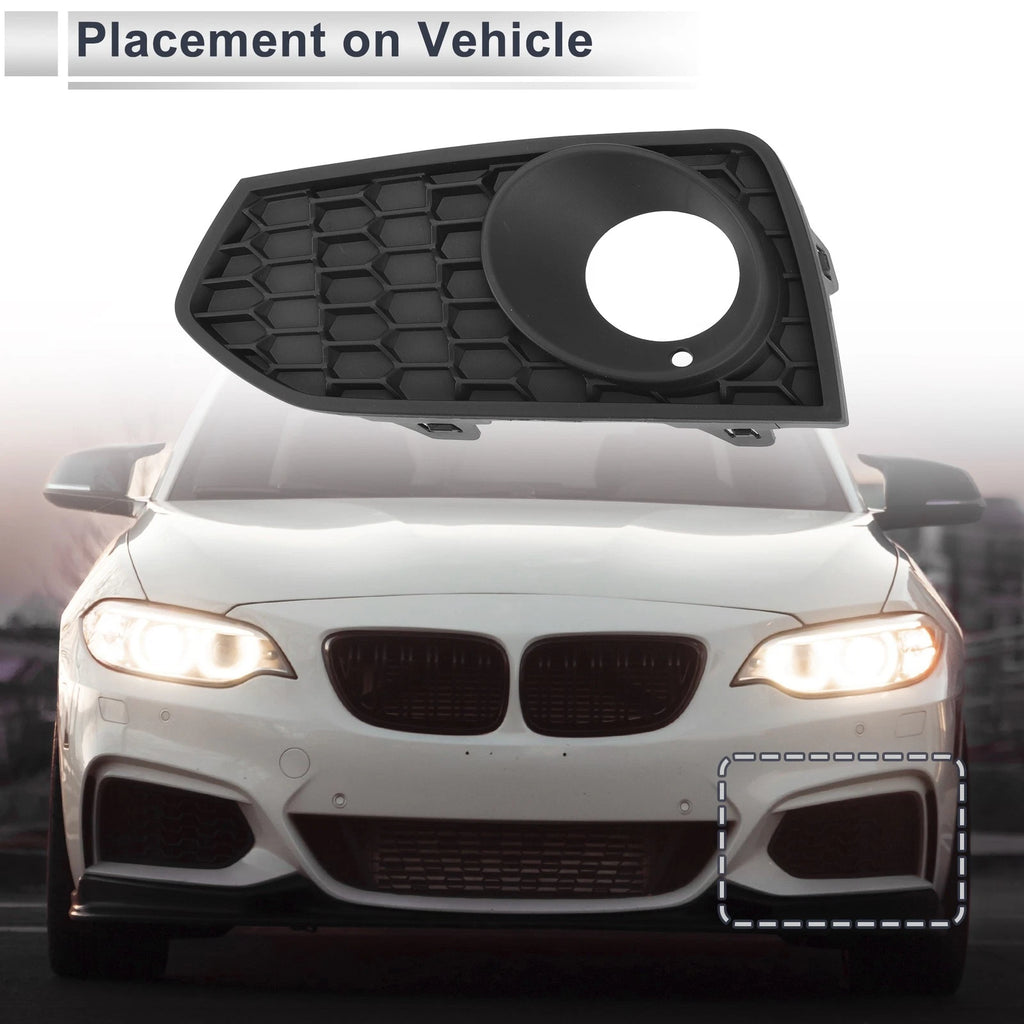 Left Front Fog Light Grill Replacement for BMW 2 Series F22 (2012–2017)