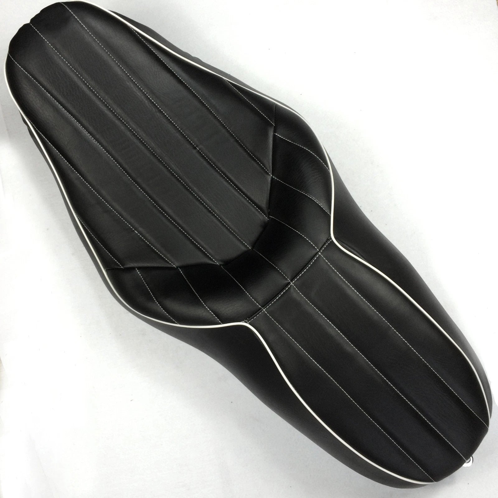 2X Vertical Stripes Seat for Harley FLHR FLHX (2007–2015)