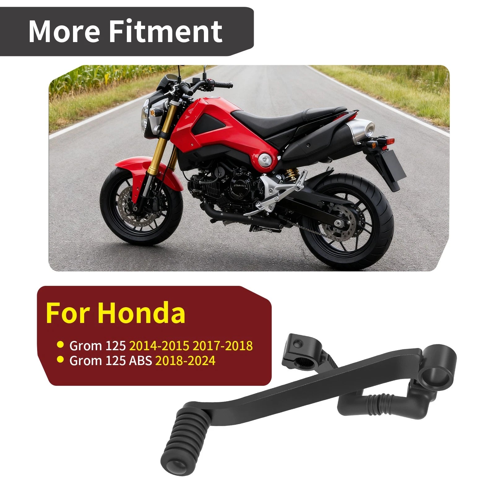 Shifter for Honda Grom 125 (2014–2015, 2017–2018) 24700-K26-900, 24700-K26-B00
