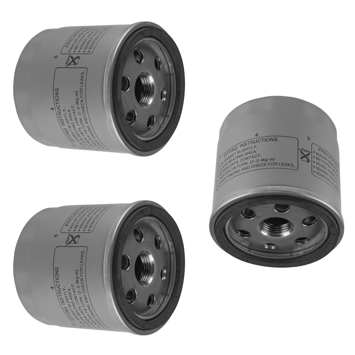 3 Pack Oil Filter Replacement for BMW K75 K75S K75RT (1986–1997)