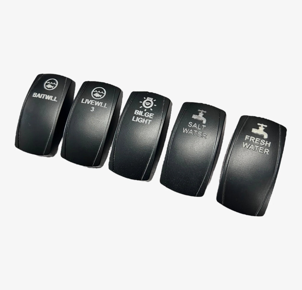 5X Boat Rocker Switch Cover Replacement for Marine Applications