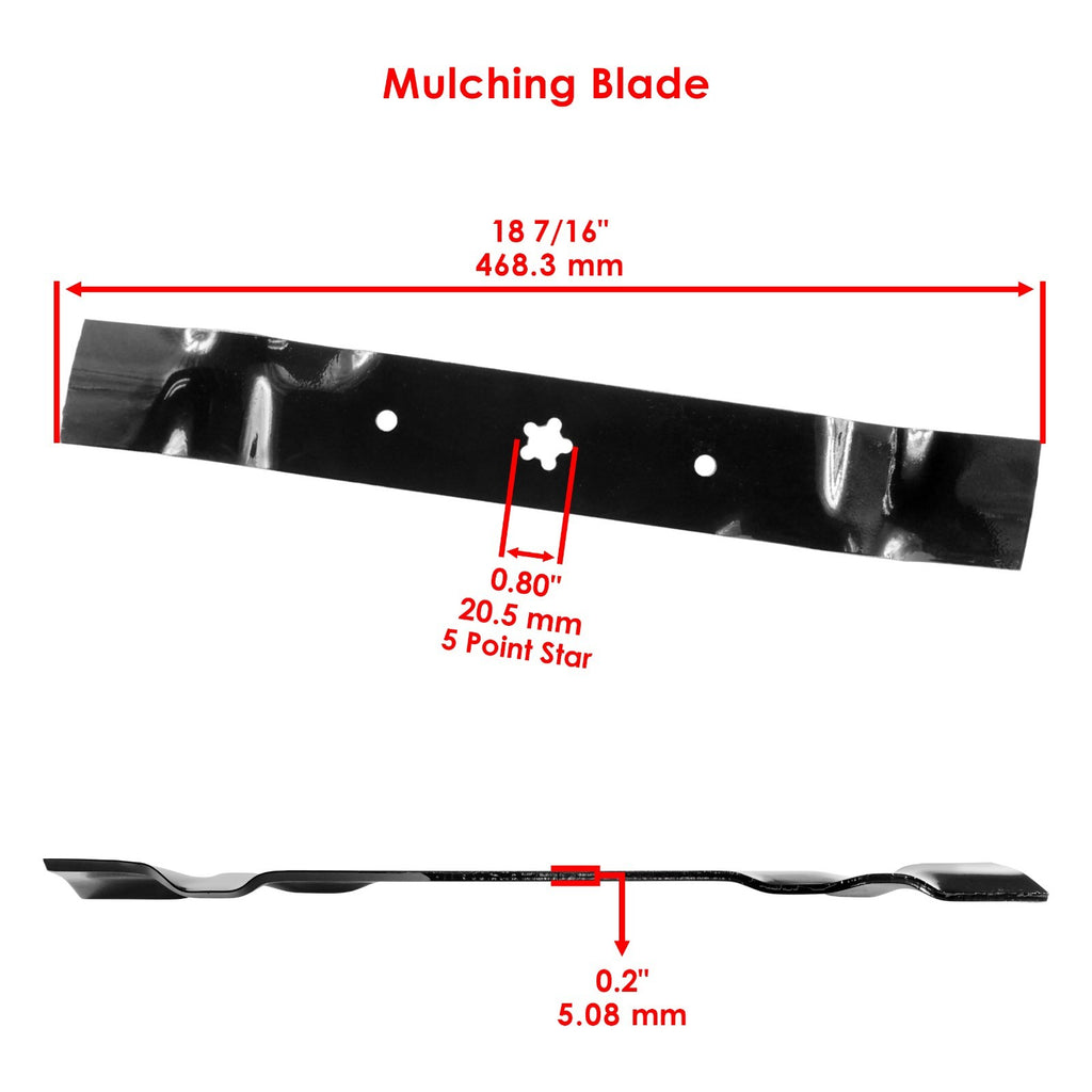 Deck Spindle with Pulley and Blade for Dixon D26BH54 54 Inch (2003–2005)
