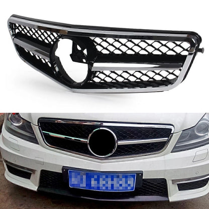 Front Grille for Mercedes Benz C-Class W204 (2007–2014) Chrome