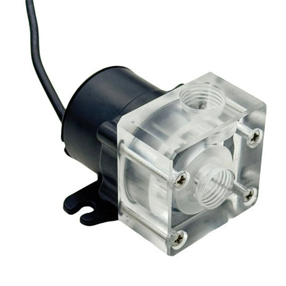 Silent 12V Mini Water Pump for Watercooled Systems and Vehicles