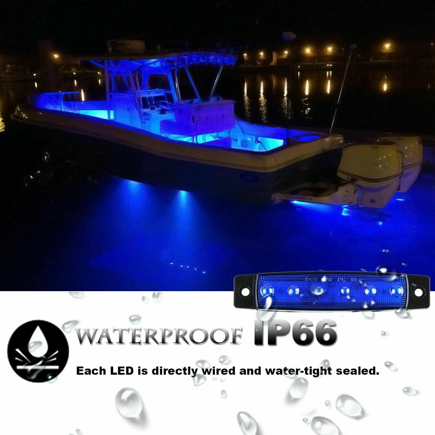 LED Cabin Courtesy Lights for Marine Boat (Energy-saving)