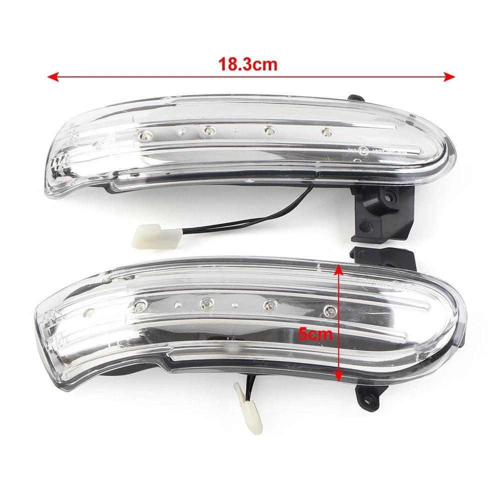 2X LED Rearview Mirror Turn Signal Light for Mercedes Benz SLK-Class R171 (2004–2011)