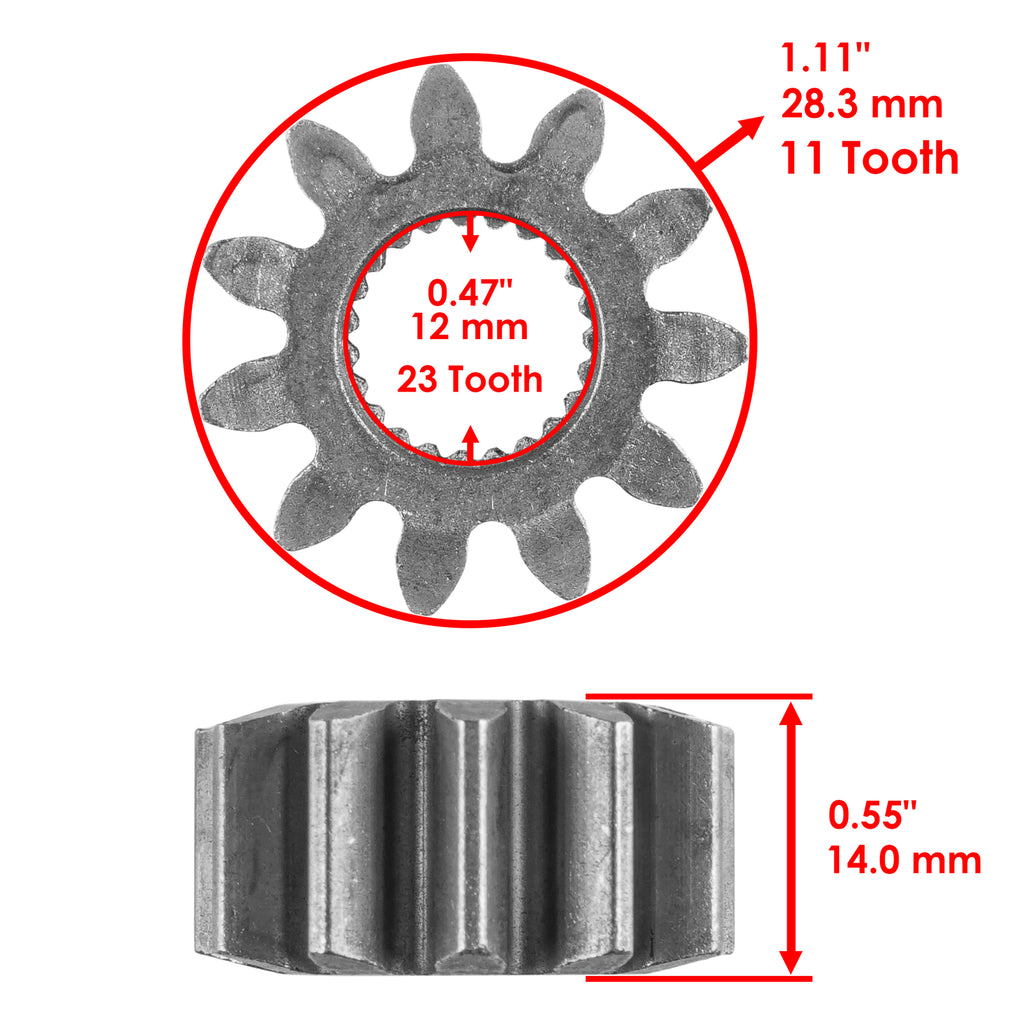 Shaft Pinion Gear and Bushing Replacement for MTD Cub Cadet (2005–2006)