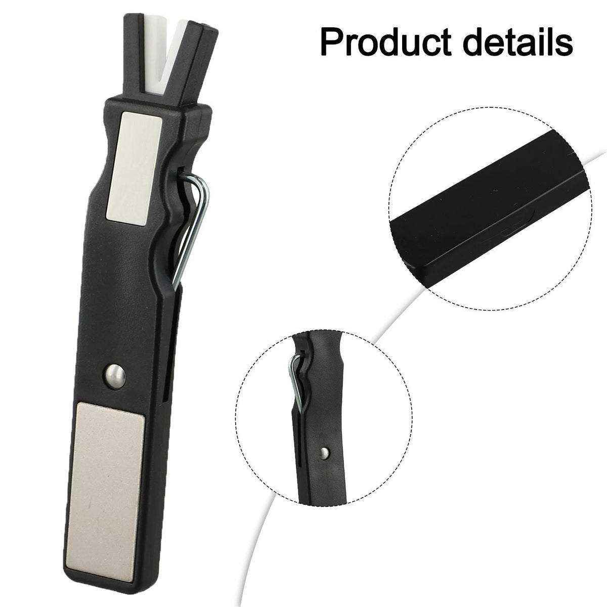 Compact Ice Skate Blade Sharpening Tool with Carry Hook