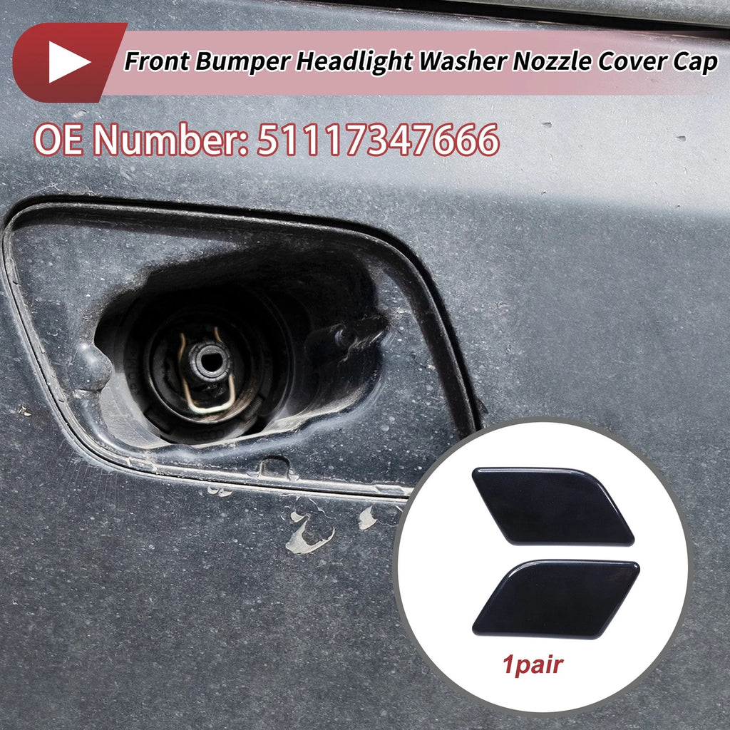 Washer Nozzle Cover Cap Front Left Right for BMW X1 (2013–2015)