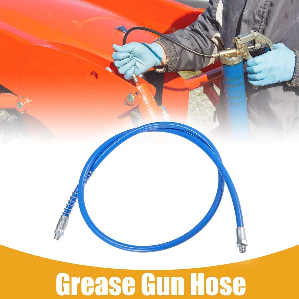 Trailer Grease Gun Extension 47 in 1/8 NPT Flexible Hose for Universal Use