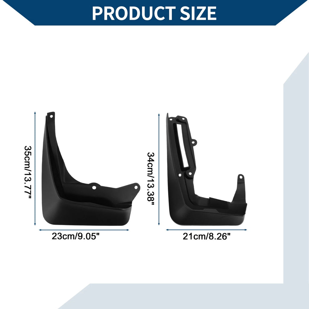 Mud Flaps Splash Guards 1 Set for Mercedes-Benz GLE Coupe (2020–2023)