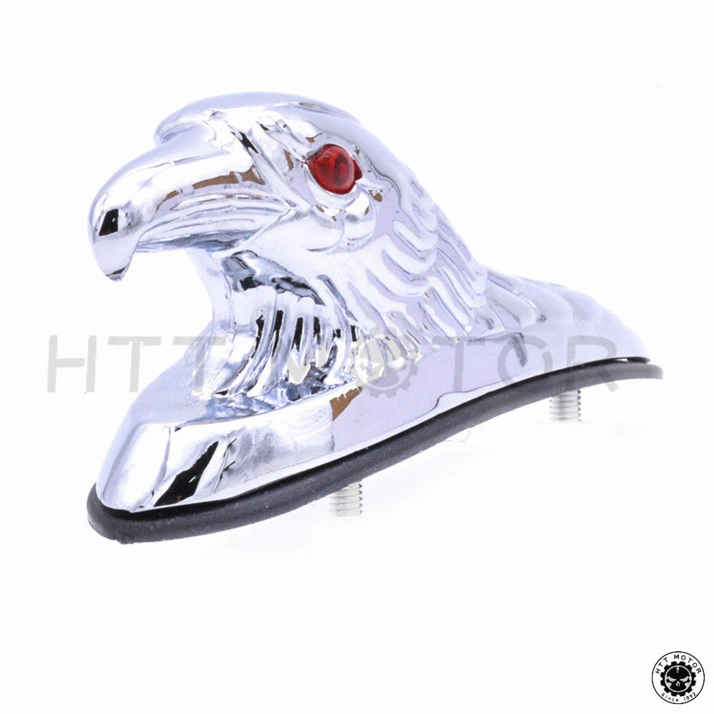 Chrome Front Fender Bonnet Eagle Head for Motorcycle (HTTMT)