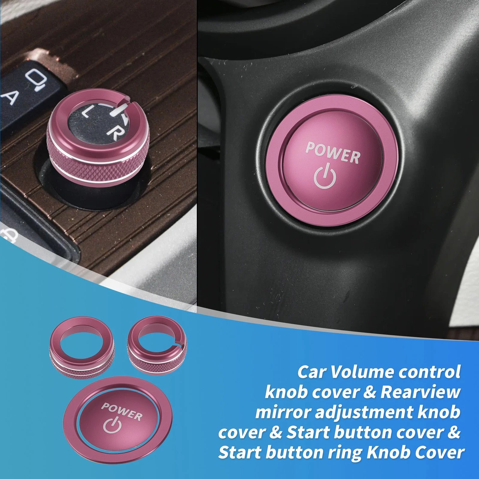 Volume Knob Cover Trim Ring for