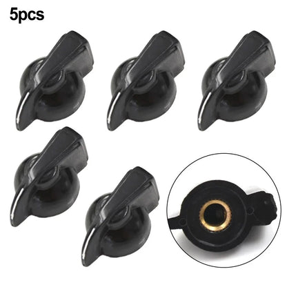 Set of 5 Bakelite Potentiometer Knobs for 6mm Shaft Hole Dia
