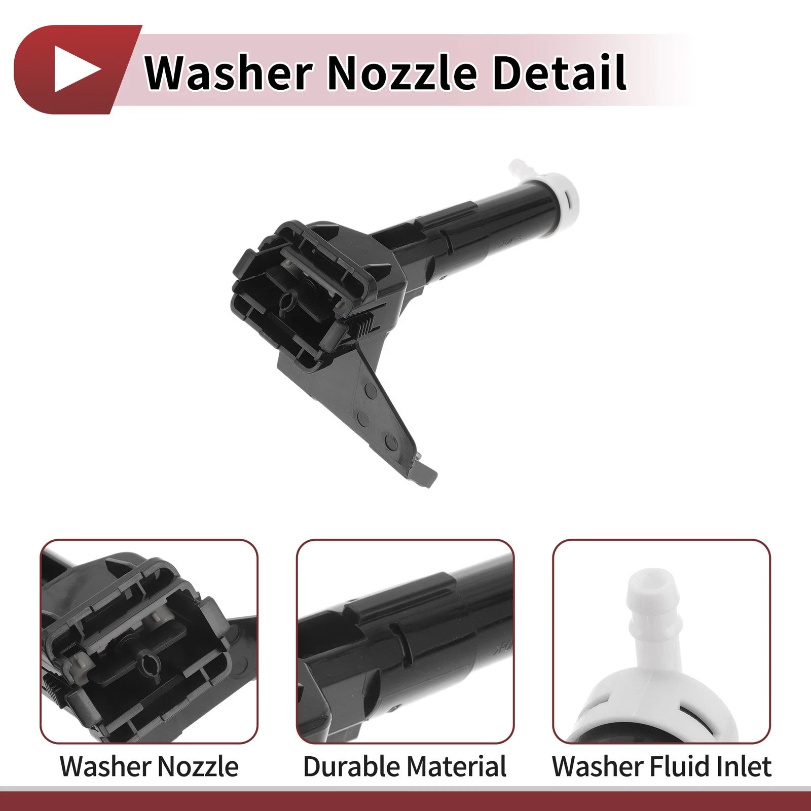 Front Passenger Side Headlight Washer Nozzle for Mitsubishi (No. 8264A194)