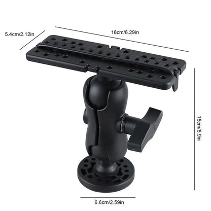 Nylon & Stainless Steel Mounting Platform for Kayak Fish Finder (6.5cm)