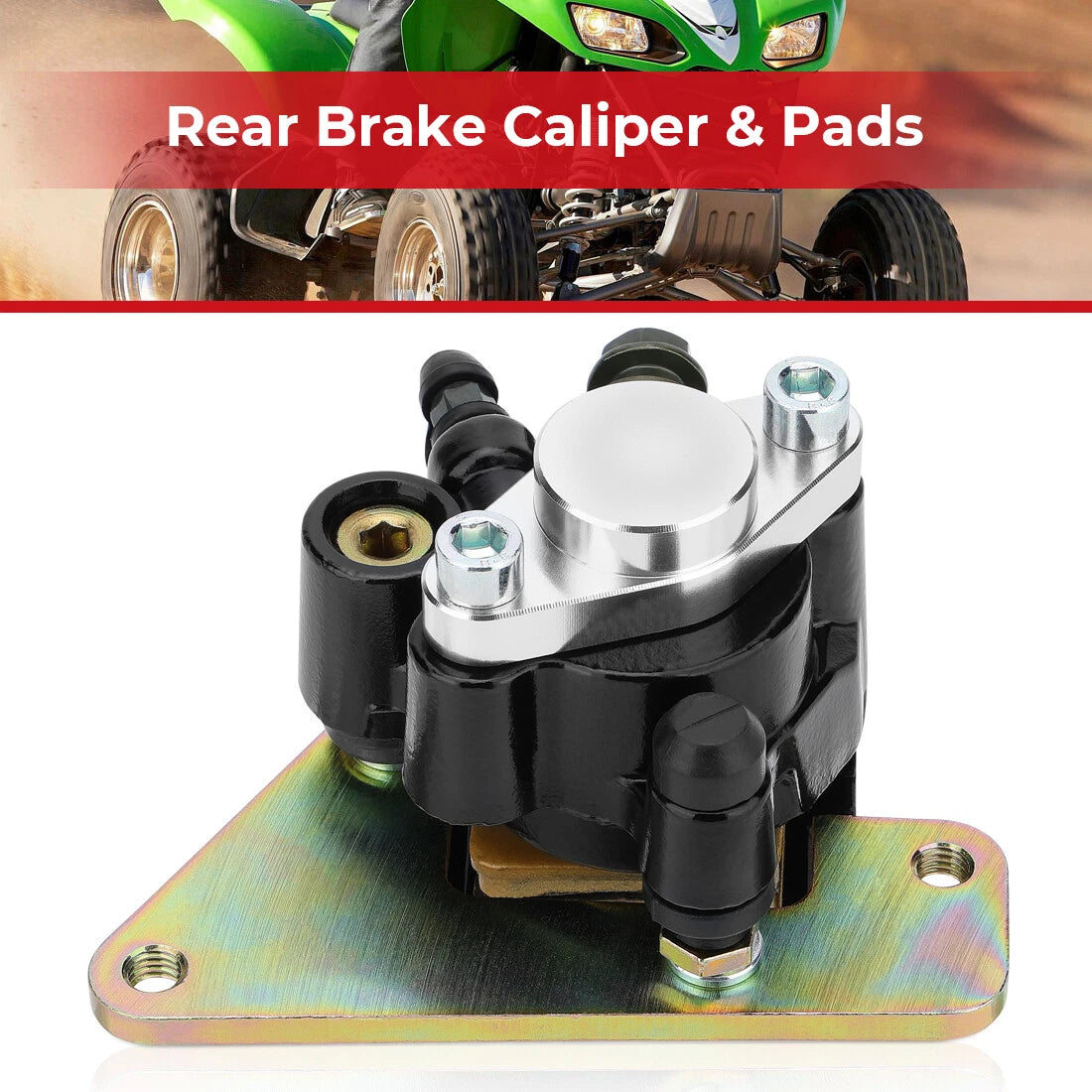 Rear Brake Caliper & Pads for Suzuki Quadracer 450 LTR450 (2006–2009)