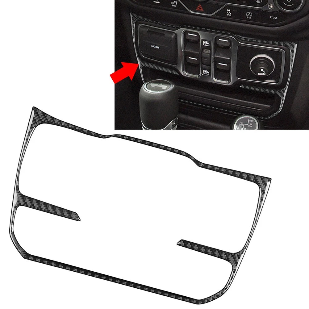 Window Control Switch Button Panel Cover for Jeep Wrangler JL JLU Gladiator (2018–2023)