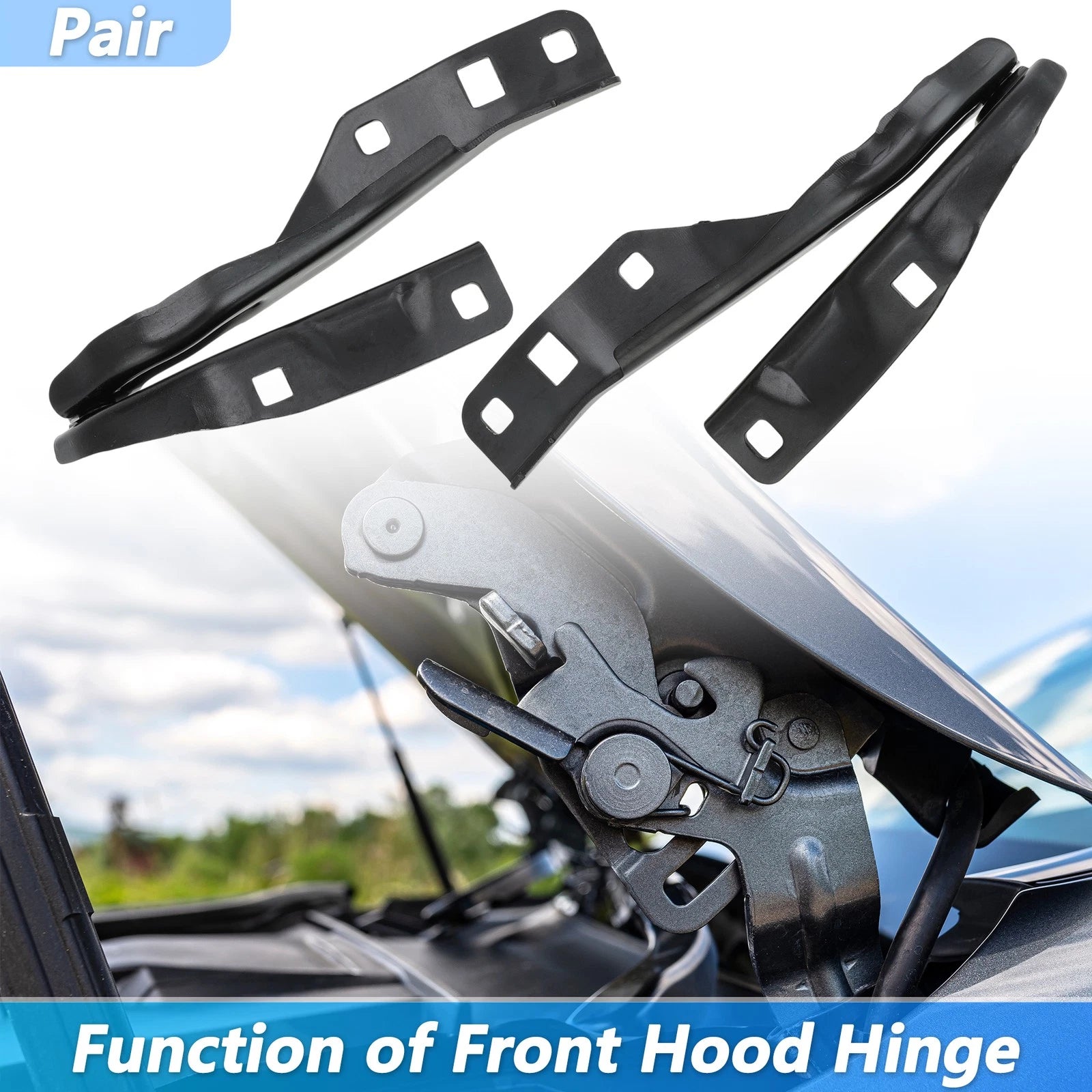 Front Hood Hinge Replacement for Chevy Colorado GMC Canyon (2015–2022)