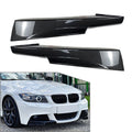 1 Pair Front Bumper Lip Corner Splitters for BMW E90 E91 LCI M-Tech (2009–2013)