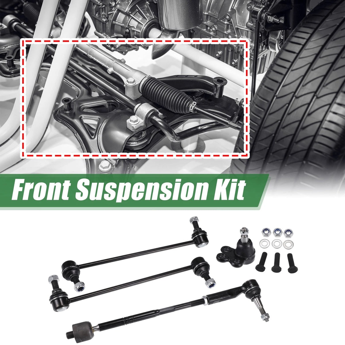 8pcs Front Suspension Tie Rod End for GMC Terrain (2010–2017)