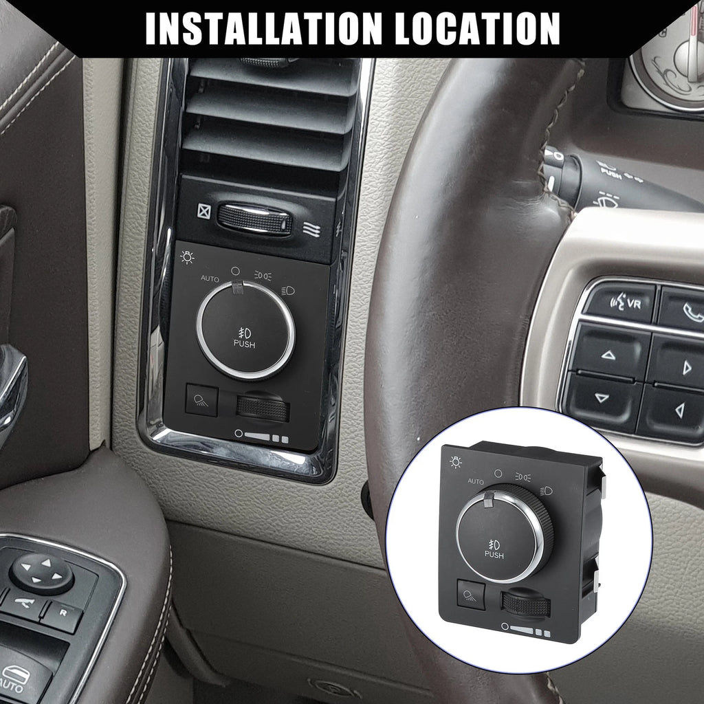 Headlight Switch for Dodge Ram 1500 2500 3500 (No.68020629AA)