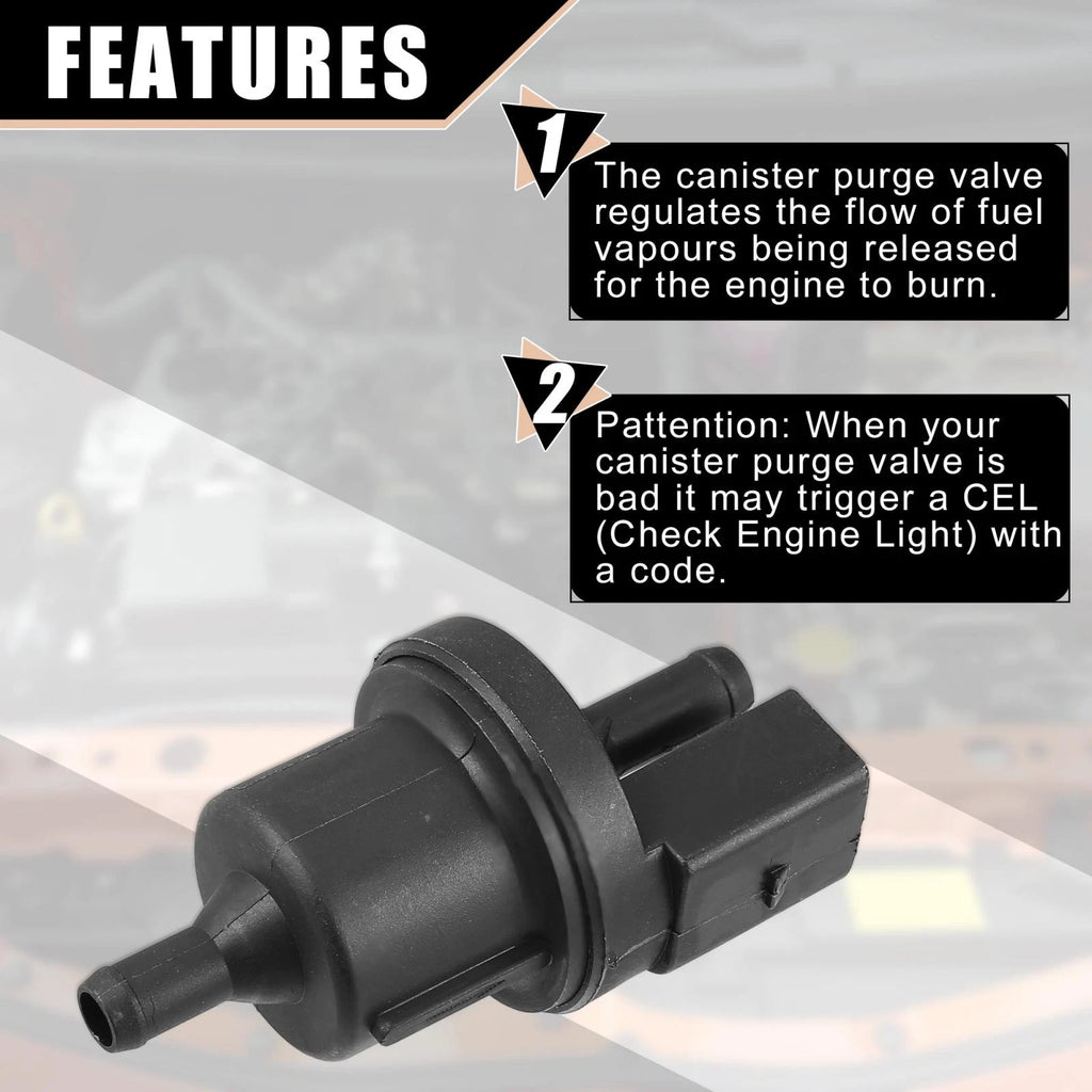Vapor Canister Purge Valve Replacement for Volkswagen Audi (2004–2015)